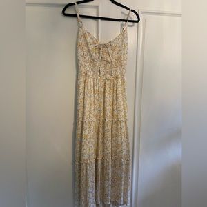 Hollister floral maxi dress